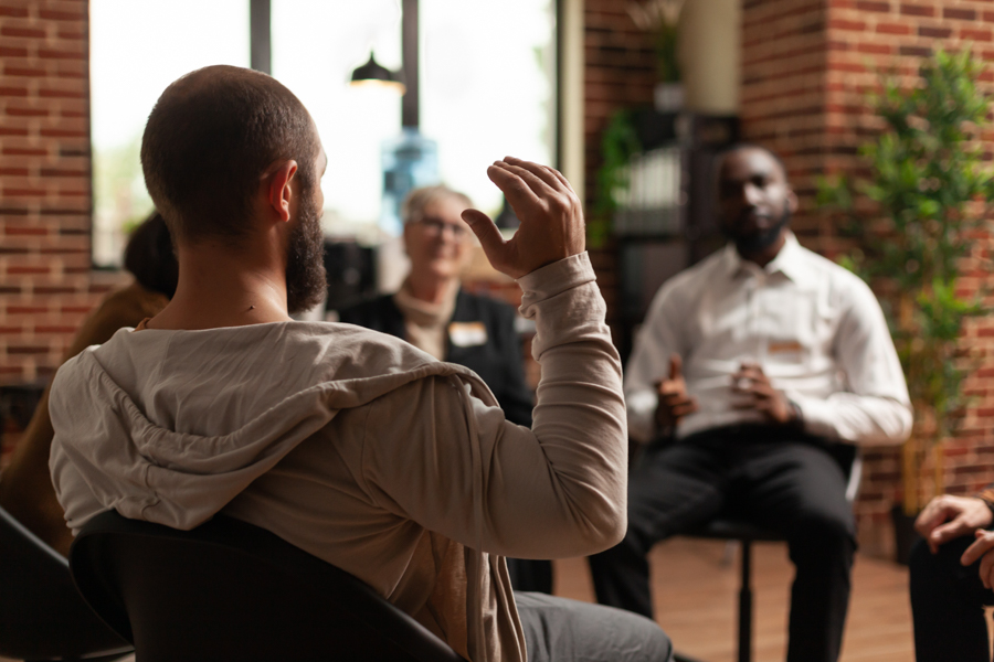 anxiety treatment of group of patients