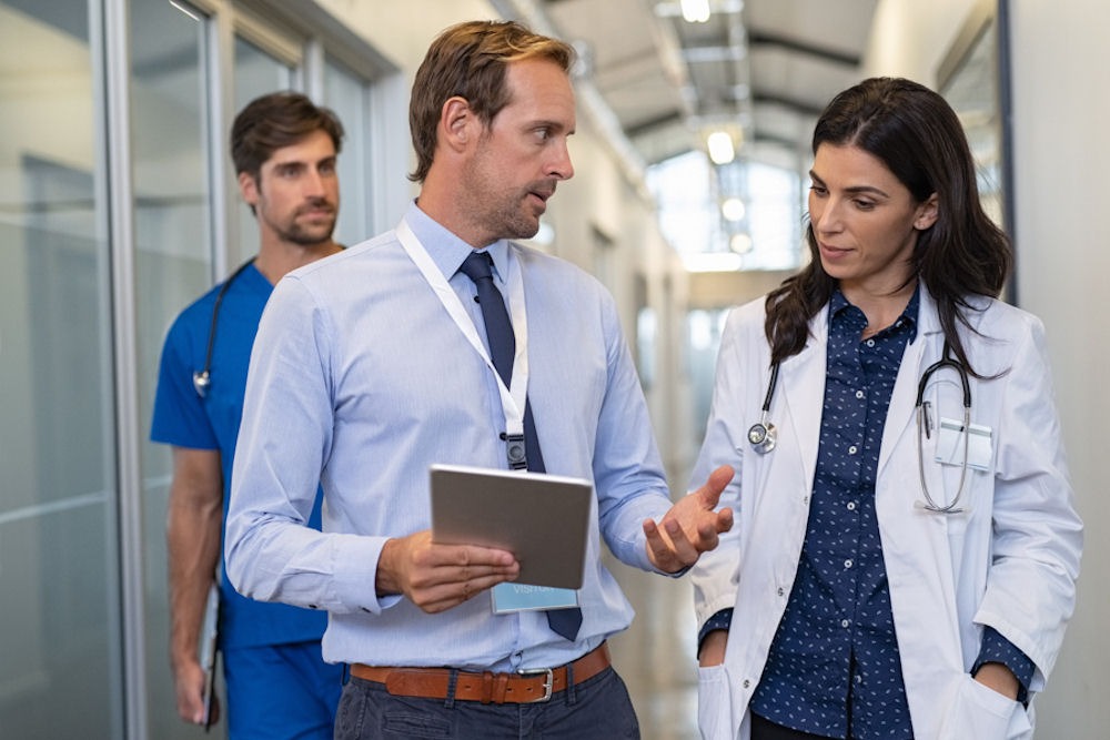 medical team discussing treatment plan